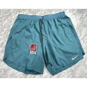 Nike Stride Dri-FIT 7" 2-in-1 Running shorts Men's Large Teal DM4759-379 NEW